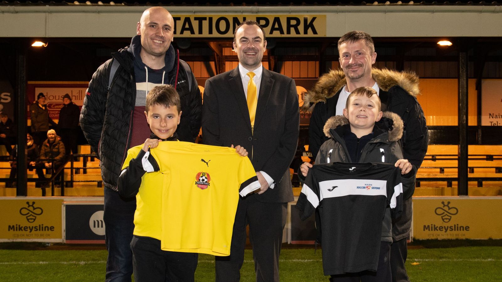 Nairn County, Nairn Fire and Nairn Soccer 7s join forces to improve youth football opportunities in Nairn